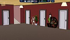 Detailed harem seductions unfold in erotic hotel game episode three