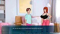 Stepbrother busts stepsis masturbating on bed, she slurps his huge cock deepthroat then fucks in sloppy sex game