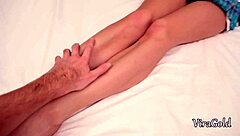 wanna see this skinny teen's tight ass bounce on huge cock doggystyle?