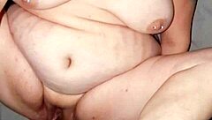 back at the trailer park... cum blasts all over my big natural tits again!