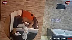 i got her doggy to test how much huge bbc this skinny teen slut can take