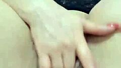 blonde latina squirts juicy on webcam fingering to wild orgasm with red nails 💦😍