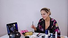 geisha cosplay roleplay with beautiful makeup and costumes