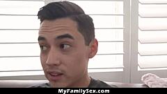 damn interracial stepsis takes huge stepbro dick in wild threesome pounding pov