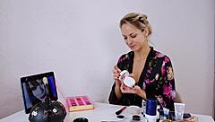 geisha cosplay roleplay with beautiful makeup and costumes