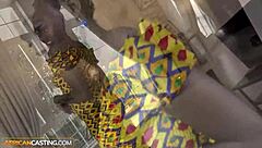 dark skinned ebony amateur throats bwc rough then rides it in casting couch