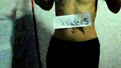 petite girl films casual verification video for fans