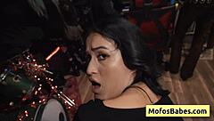 nia bleu's natural big tits wrap brett maker's monster cock for hard titfuck and pussy pounding