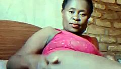 hey wanna watch this african milf finger her wet pussy alone?