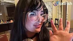 Korean secretary Jooni Kim stops by MrFlourish's mancave