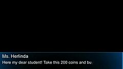 skullgirls femdom teacher punishes slaves with farts and feet