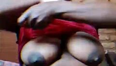 hey wanna watch this african milf finger her wet pussy alone?