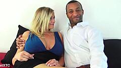 Milf babe with big tits gives pre-board introduction in casting