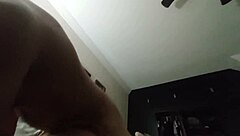 you see this latina model throwing her ass back in thong panties?