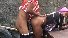 oh god fuck me harder outside, make my petite pussy scream and talk dirty rough