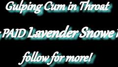 What if the pale princess kept glasses on staring deep during sloppy deepthroat gagging facefuck ending in cum swallow?