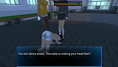 skullgirls femdom teacher punishes slaves with farts and feet