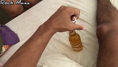 i'm terrified by this brazilian monster cock gagging my throat deep with spit