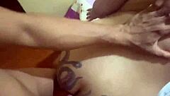 Latina begs fan to impregnate her pouring tons of cum straight into her vagina!