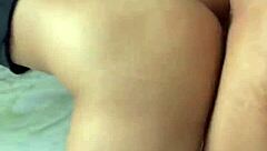 Best Friend's Big Ass Cowgirl Bounces Lead to Creampie Explosion Inside Her