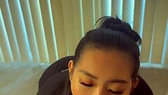 gave friend first sloppy blowjob swallowing his huge cum load fast