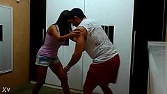 friend's balls ache from sneaky knee and hard kicks