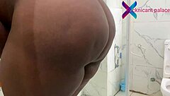 i catch stepdad watching my shower so i let him fuck and squirt hard