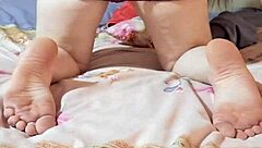 blonde babe with huge ass inserts thai balls anally fingering to massive orgasm