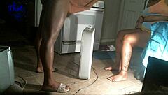 Thick Ebony BBW Milf Unicorn Shares Big Black Cock Doggystyle Turns in Wild Threesome