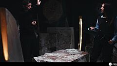 italian babe layla scarlett tricked into handjob time stop freeze 😈🛑