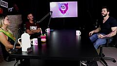 Blonde Brazilian Swingers Play BDSM Games with Toys in Lingerie