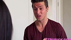 Stepsons monster cock ravages petite keira croft ass and tits hardcore