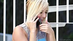 Ever seen British blonde Kate England lick teen Angel Small's shaved pussy?