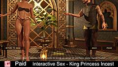 hey king you claim your princess in this interactive sex game now