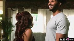 omg black milf nanny takes dp from bf and neighbor 🍫🍑🔥💦