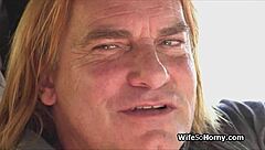 CURVY HOTWIFE BEGS TRAINER TO POUND HER FAT PUSSY HARDER!