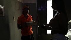 Trio with rappi guy humiliating ebony big ass milf monster cock facial