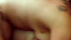 Latina Wife's Intense Cowgirl Ride Big Cock Creampie Orgasm