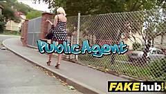 uk big tits milf auditions sucking agent's cock on sofa for cash gig