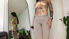 Damn this sexy girl changes masturbates yoga hairy pits ugh