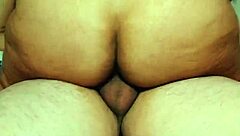 Latina Wife's Intense Cowgirl Ride Big Cock Creampie Orgasm