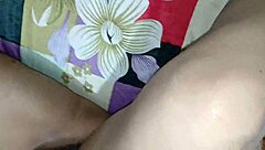 Stepson pounds stepmom's wet pussy deep during oily massage fuck