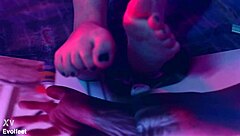 Jerk off watching my pretty small 18+ feet wiggle and tease you barefoot?