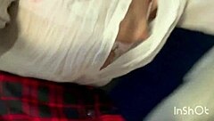 schoolgirl toys her wet pussy in profe's room