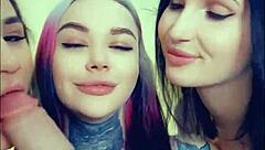 hey these naughty asian teens lick asses and ride toys wild