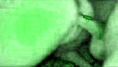 night vision catches this skinny big ass big tits wife bent over taking monster cock doggystyle closeup