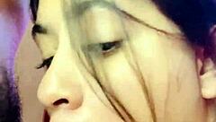 ohh that latina slut orgasms hard n gulps cum