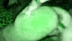 night vision catches this skinny big ass big tits wife bent over taking monster cock doggystyle closeup