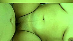 Latina single mom sneaks quickie cowgirl pussy ride while kids play outside, her big ass moans wet.