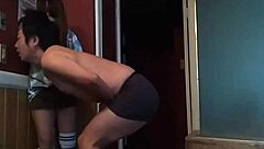 brutal foot stomps crush guy's balls flat hard